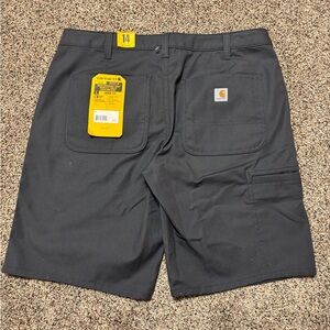 Carhartt NWT Rugged Flex Loose Fit Work Shorts women’s 14 dark grey